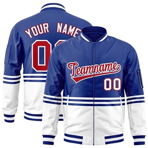 Chaqueta Varsity de Lona para Hombre, Personalizable por el Fabricante, Cómoda, con Cremallera, Diseño Casual de Béisbol, Color Sólido, para Invierno 2026 - Product Image 4