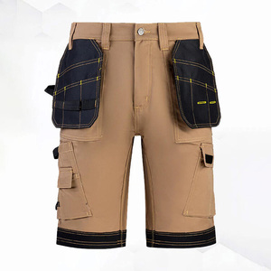 OEM Men's Pro Builder Multi-Pocket <b>Work</b> Shorts Holster <b>Cargo</b> Ruler Hip Pockets Heavy Duty Construction Workwear Wholesale - Product Image 1