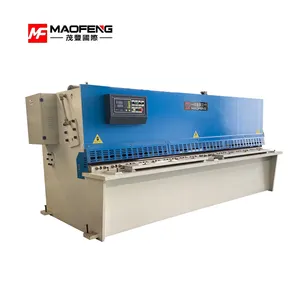 MAOFENG Carbon Steel Billet QC12k-8*3200mm Swing Beam Shearing Machine with MD 11-1 Controller