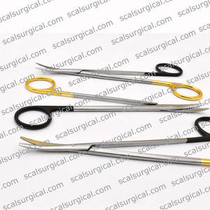 Metzenbaum TC Supercut Delicate Nasal Scissors 18cm German Stainless Steel Surgical Instrument for ENT <b>Plastic</b> Surgery - Product Image 2