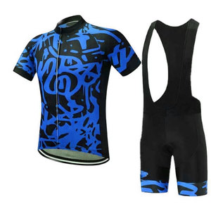 Ensemble de cyclisme Solid Traders de haute qualité, respirant, durable, cousu, séchage rapide, léger, impression numérique, 100% polyester - Product Image 4