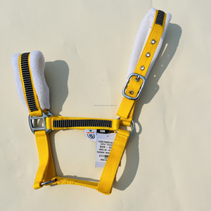 Halter rembourré en molleton de cheval en nylon très confortable avec strass fabriqué en Inde offert à un prix très raisonnable - Product Image 3