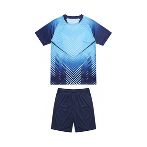ชุดทีมฟุตบอลชุดทีมฟุตบอลชุดเสื้อเจอร์ซีย์และกางเกงขาสั้นออกแบบได้ตามต้องการ - Product Image 1