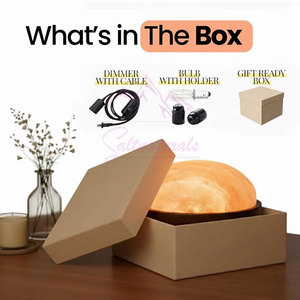 Lampe de sel himalayenne en forme de dôme de qualité supérieure, très bien cotée, pour chambre à coucher - Product Image 6