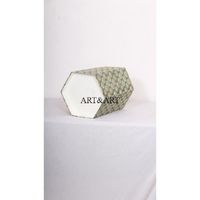 ART&ART Couverture rectangulaire à enroulement, faite main, écologique, à motifs géométriques, imprimée numériquement, 100% coton, avec logo personnalisé, à ouverture supérieure