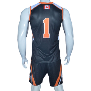 ชุดบาสเก็ตบอลแบบไม่มีแขนสั่งทำคุณภาพสูง ป้องกันแบคทีเรีย สำหรับทุกเพศ พิมพ์ลายโลโก้ด้านหน้า มีไซส์ใหญ่ ขายส่ง ผ้าตาข่ายคอวี - Product Image 2