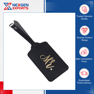 Ensemble porte-passeport et étiquette de bagage en cuir PU de qualité supérieure, sur mesure et personnalisable, par un fabricant indien réputé, parmi les plus vendus. - Product Image 4