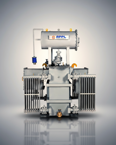 หม้อแปลงไฟฟ้าสามเฟสแบบจุ่มน้ำมัน 50Hz 11kV/400V แบบขดลวดกลม ONAN ระบายความร้อนแบบโหลด พร้อมแทปเชนเจอร์สำหรับระบบจำหน่ายไฟฟ้า - Product Image 2