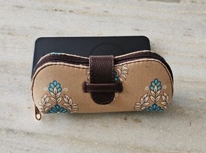 Estuche para gafas de sol con estampado de algodón, funda protectora de tela suave para gafas, accesorios de viaje para mujer y hombre, playa y exteriores - Product Image 3