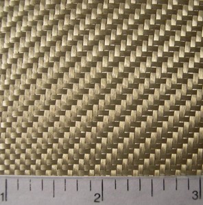 Tela de fibra de carbono jacquard tejida 3K en oro y plata para la industria - Product Image 2