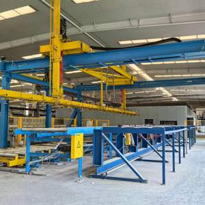 Panneau sandwich <span class=keywords><strong>en</strong></span> laine de roche haute densité pour <span class=keywords><strong>tunnel</strong></span> de revêtement, d'impression et de séchage, largeur 950/1150 mm - Product Image 6