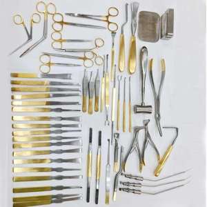 Kit complet d'instruments chirurgicaux : Pinces de chirurgie, Ciseaux, Pinces, Crochets, Ciseaux à découper, Rétracteurs manuels en acier inoxydable de haute qualité - Product Image 6