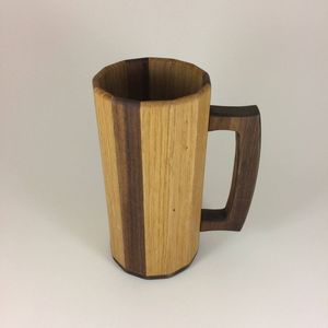 Mug en bois scandinave japonais nordique moderne, classique et élégant avec poignée - Écologique pour usage domestique - Product Image 2