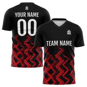 Camisetas de Fútbol Personalizadas por Sublimación con Nombre, Diseño Personalizado de Invierno, Ropa Deportiva Ligera y Transpirable de Alta Calidad - Product Image 1
