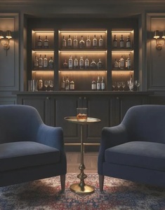 โต๊ะบาร์อะลูมิเนียมหล่อขึ้นรูปทรงหรูหรา ท็อปทรงวงรี ฐานตั้งทรงกลม แข็งแรงมั่นคง ดีไซน์วินเทจสุดประณีต - Product Image 4