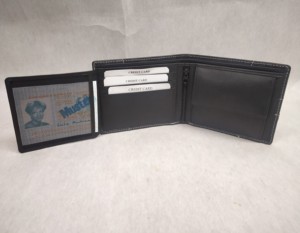 Portefeuilles RFID en cuir imprimé personnalisés avec logo et motif, porte-monnaie, porte-cartes OEM, cadeaux marketing laser - Product Image 2