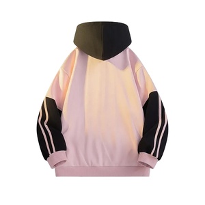 เสื้อสเวตเตอร์มีฮู้ดลายทางมีซิปเสื้อแจ็กเก็ตคาร์ดิแกนแบบลำลองใส่ได้ทั้งชายและหญิงเสื้อนอกสีตัดกันสำหรับฤดูหนาวอินเทรนด์ - Product Image 4