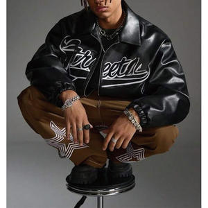 Vestes de baseball pour hommes personnalisées, style décontracté, avec col montant, qualité supérieure, disponibles en différentes couleurs - Product Image 2