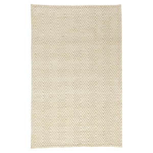 Tapis ivoire en jute tissé à la main écologique - Product Image 1