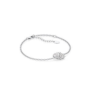 REYES Pulsera de Cadena de Oro Blanco Sólido de 14K con Diamantes CVD Cultivados en Laboratorio, Hecha a Medida para Mujer, Elegante Regalo de Aniversario para Esposa - Product Image 2