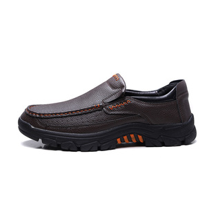 2026 Autumn <b>New</b> Arrival Men's Snake <b>Skin</b> Print Slip-On Loafers Premium Casual Leather Shoes - Product Image 4