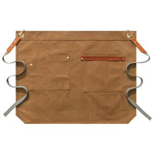 Tablier de travail en tissu Oxford, taille ajustable, plusieurs poches, style simple, pour dressage canin et toilettage équin - Product Image 1