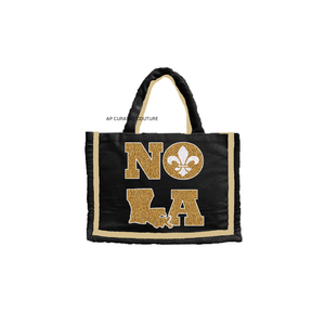 Handmade Latest Seed Bead Custom <b>Mini</b> Tote Bags – Customized Game Day Beaded Tote Bags with Unique Designs for Toddlers - Product Image 3