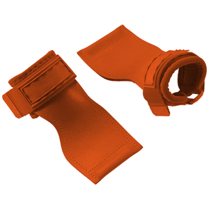 Poignées de gymnastique pour haltères, en cuir jaune OEM, sans doigts, réglables pour le soutien des mains lors de l'exercice et de l'haltérophilie - Product Image 4