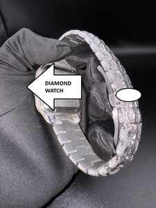นาฬิกาข้อมือ ZAWO รุ่น Unisex สแตนเลสสตีล ระบบจักรกลอัตโนมัติ ประดับเพชรโมอิสซาไนต์ งานแฮนด์เมด สไตล์สปอร์ต หน้าปัดอนาล็อก ขนาด 41 มม. ตัวเรือนทรงเหลี่ยม สายขนาด 22 มม. - Product Image 6