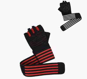 Gants de musculation Hardihood International personnalisés avec logo, respirants, demi-doigts, en polyester, pour entraînement en salle de sport unisexe - Product Image 3