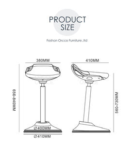Taburete De Pie ajustable en altura, silla de equilibrio para sentarse, escritorio, Bar, mostrador, cabina de teléfono, oficina, hogar, estación de trabajo de recepción - Product Image 6