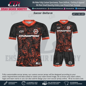 Kits de fútbol personalizados para hombre New Soccer Series Jersey Set Team Club Training Chándal Ropa de fútbol óptima - Product Image 5