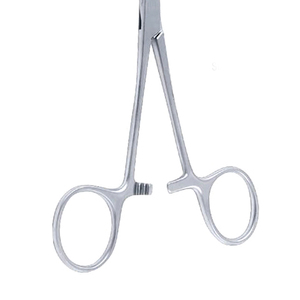 Pinces hémostatiques robustes en acier inoxydable avec mécanisme de verrouillage à cliquet pour procédures médicales - Product Image 6
