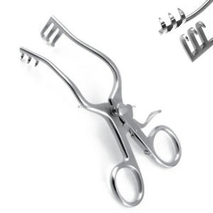 A-1 professionnel Écarteur VERITAS Weitlaner-Wullstein Écarteurs chirurgicaux à dents émoussées et pointues | instrument médical à clip hémolock - Product Image 1