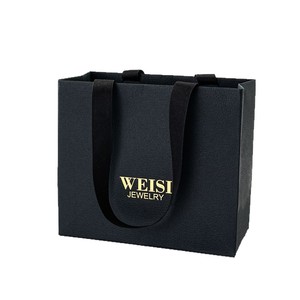 ถุงช้อปปิ้งแบบตั้งได้เอง ทำจากกระดาษอาร์ตคุณภาพพรีเมียม รีไซเคิลได้ เป็นมิตรกับสิ่งแวดล้อม พร้อมหูหิ้วแบบริบบิ้น พิมพ์สีแพนโทน สำหรับซูเปอร์มาร์เก็ต - Product Image 6