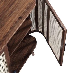 Modern Large 3 Door Wooden Sideboard <b>Cabinet</b> with Ample <b>Storage</b> Solid Wood Buffet for <b>Dining</b> <b>Room</b> Living <b>Room</b> Home Furniture - Product Image 6