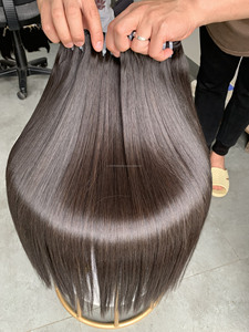 Extensiones de Cabello Humano de Donantes, Liso Extremo, Sedoso, Colores Variados, Puntas Gruesas, Súper Doble Trama, Mezcla de Colores - Product Image 1