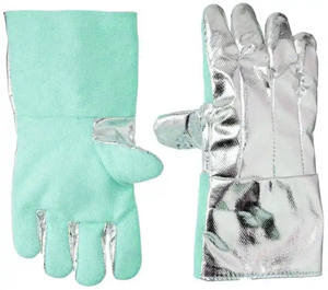 Guantes de Soldadura de Seguridad Industriales Premium, Resistentes al Calor, de Aluminio, Resistentes al Fuego, de Alta Calidad y Reflectantes - Product Image 6