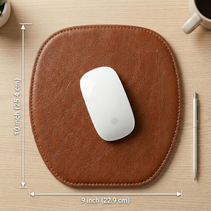 <b>Large</b> Genuine Leather Desk <b>Mat</b> Full Grain Cowhide Mouse Pad Waterproof Non Slip Table Protector for Business LMP-0011 - Product Image 2