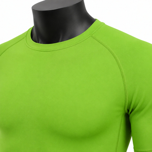 <b>Men</b>’s Short Sleeve <b>Compression</b> <b>Shirt</b>, Performance Base Layer Rash Guard <b>for</b> Fitness, Training, Exercise, Running - Product Image 6