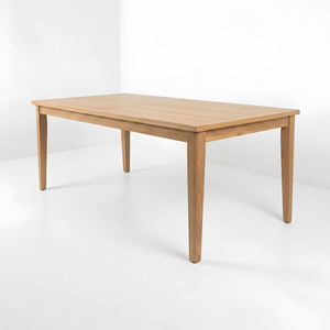 Table à manger rectangulaire en bois, mobilier contemporain pour restaurant, hôtel, café, projet hôtelier, approvisionnement en gros - Product Image 3