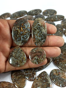 Lot en gros de cabochons en agate naturelle en forme de bâton, pierres semi-précieuses et de guérison - Product Image 2