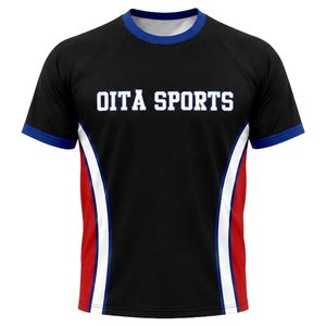 Unisex Black Blue Sublimation Netball <b>Shirt</b> <b>Polyester</b> Short Sleeve Crewneck Athletic Sports Wear Team Training Match Apparel - Product Image 1