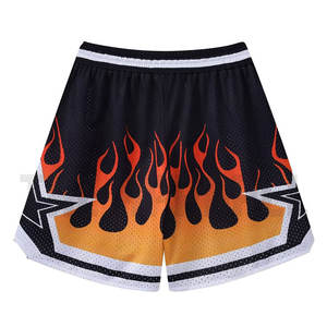 Pantalones Cortos Deportivos Casuales de Malla para Hombre, Ligeros, Transpirables, de Secado Rápido, con Cierre de Cordón, Estilo Hip Hop - Product Image 2