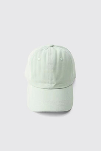 Unisex Light Green 6-Panel Cotton Baseball <b>Cap</b> Fitted Casual Solid Color Adult Hat Four Seasons Wear - Product Image 4