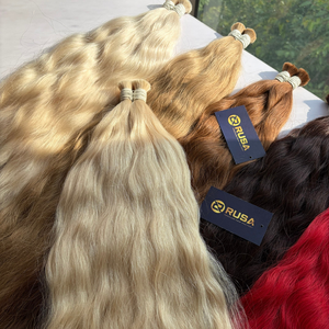 Extensiones de cabello vietnamitas al por mayor, textura ondulada y longitudes de 10 a 34 pulgadas, súper doble densidad. - Product Image 6