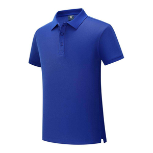 Polo pour homme 100% coton, respirant, à séchage rapide, anti-transpiration, tissu tricoté brodé, tee-shirt décontracté pour le sport - Product Image 2