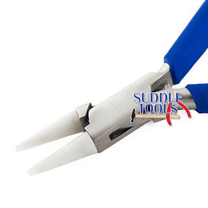 Pince à bec rond en acier inoxydable pour la fabrication de boucles d'oreilles, outils de bricolage pour opticiens, bijoux et lunettes - Product Image 1