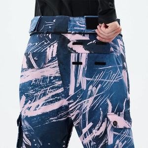 Pantalon de ski unisexe chauffant et respirant grande taille imperméable - Pantalon cargo/slim imprimé pour l'hiver, le snowboard et le streetwear - Product Image 5