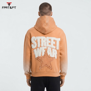 เสื้อฮู้ดดี้ปักลายสำหรับผู้ชาย ดีไซน์ใหม่ น้ำหนักเบา ผ้าฝ้าย 100% คุณภาพดี ราคาถูก ผลิตในปากีสถาน - Product Image 2